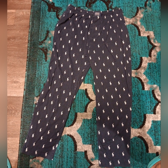 Polo Ralph Lauren Navy Pajama Pants - Picture 1 of 5